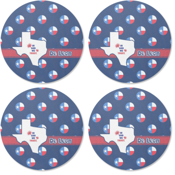 Custom Design - Coaster Round Rubber Back - Apvl