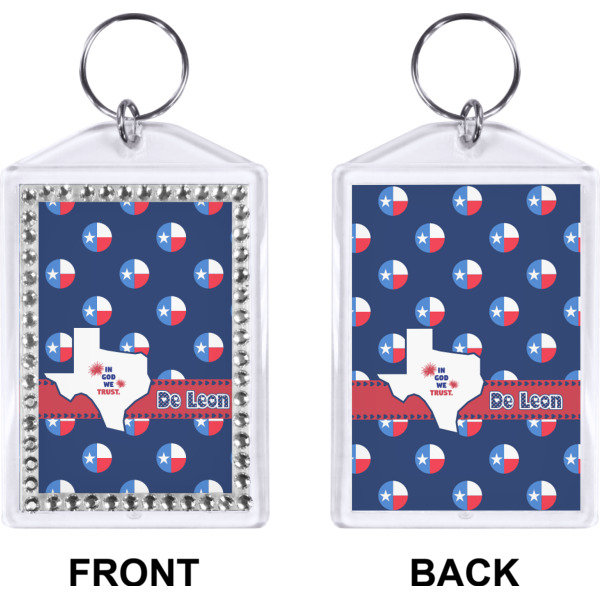 Custom Design - Bling Keychain (Front + Back)