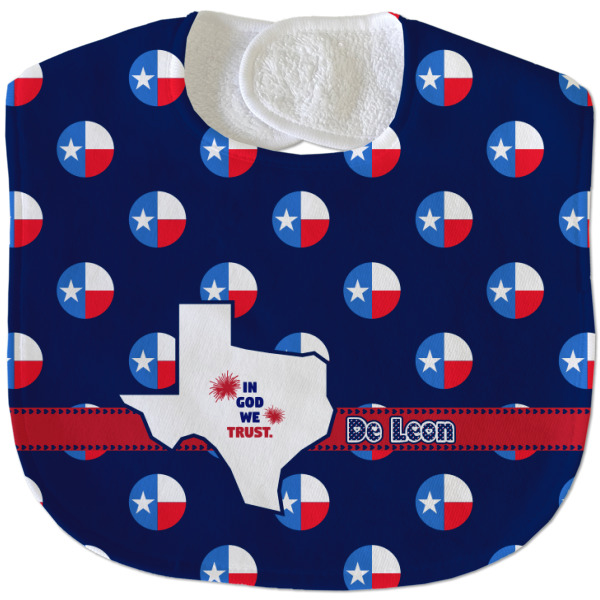 Custom Design - New Baby Bib - Closed and Folded