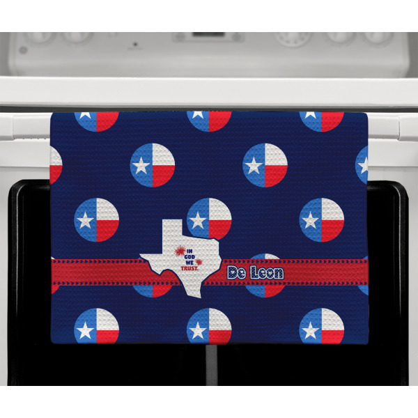 Custom Design - Waffle Weave Towel - Full Color Print - Lifestyle2 Image