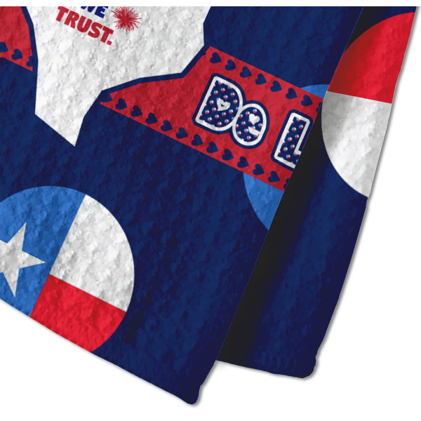 Custom Design - Waffle Weave Towel - Closeup of Material Image