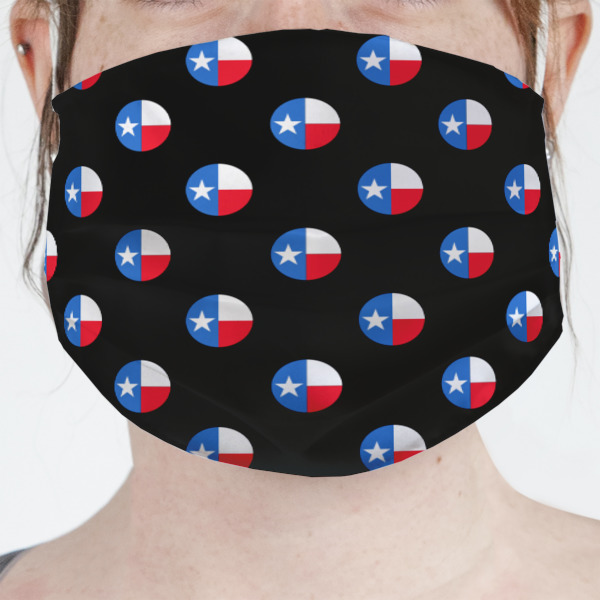 Custom Texas Polka Dots Face Mask Cover