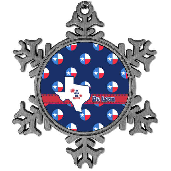 Custom Design Your Own Vintage Snowflake Ornament