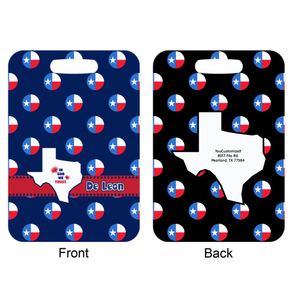 Custom Design - Metal Luggage Tag - Approval