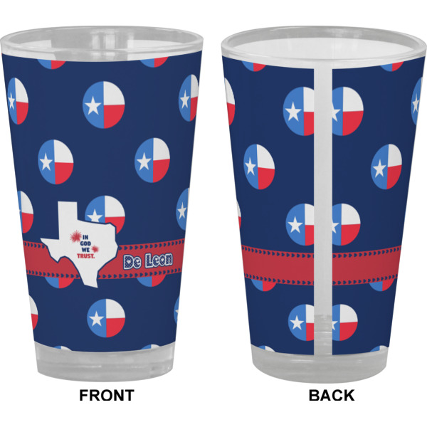 Custom Design - Pint Glass - Full Color - Front & Back Views