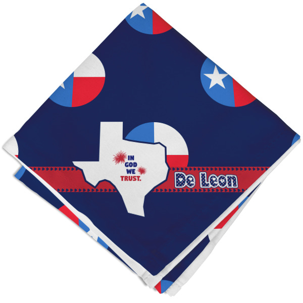 Custom Texas Polka Dots Cloth Napkin w/ Monogram