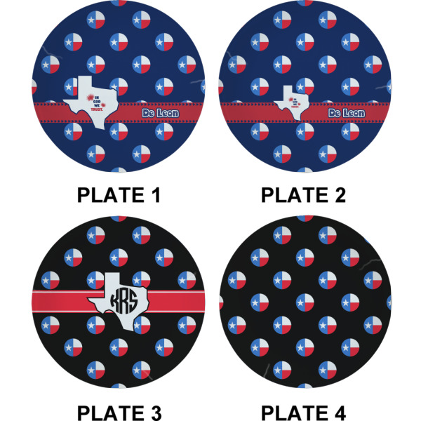 Custom Design - Set of Appetizer / Dessert Plates (Approval)