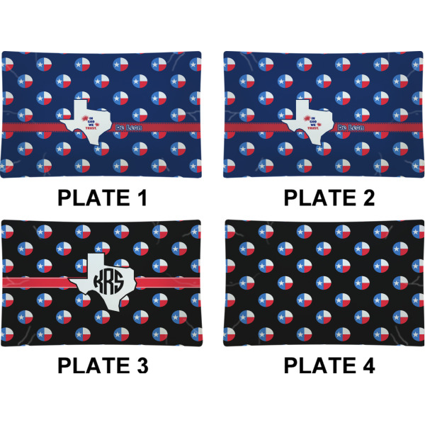 Custom Design - Set of Rectangular Dinner Plates (Approval)