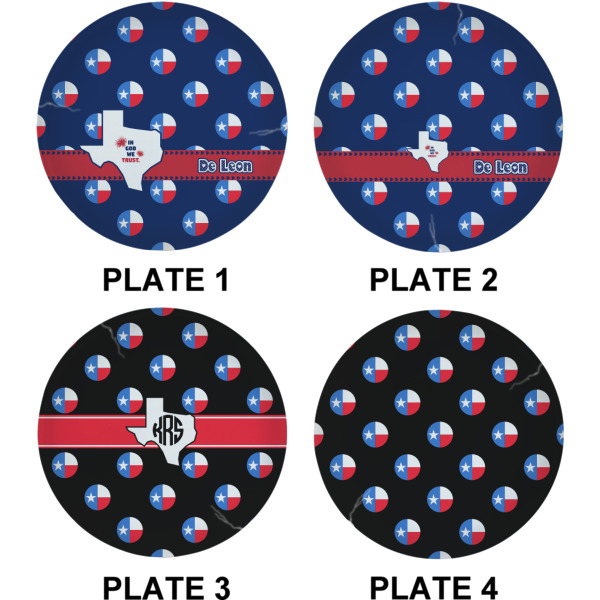 Custom Design - Set of Lunch / Dinner Plates (Approval)