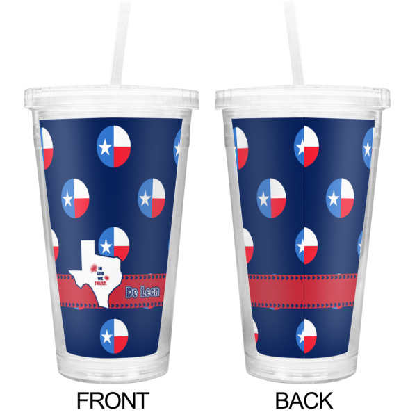 Custom Design - Double Wall Tumbler with Straw - Approval