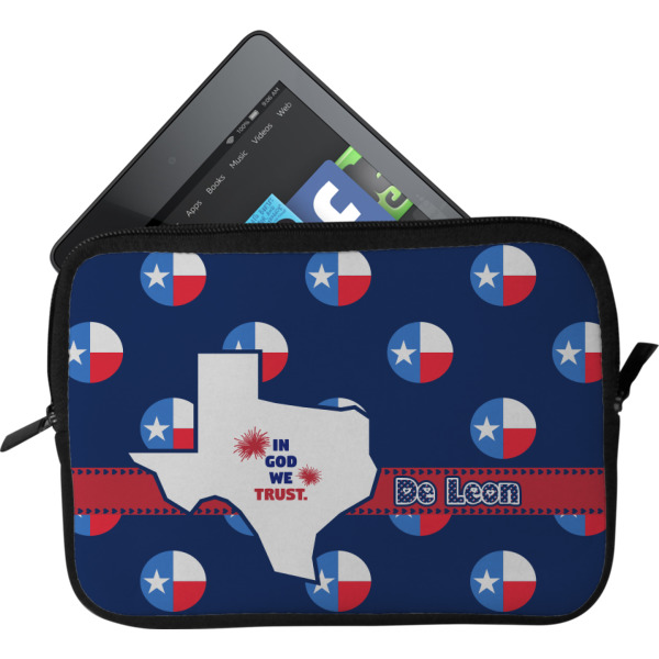 Custom Texas Polka Dots Tablet Case / Sleeve (Personalized)