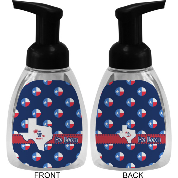 Custom Design - Foam Soap Bottle - Black - Front & Back
