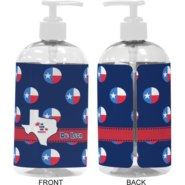 Custom Design - 16 oz Plastic Liquid Dispenser - Approval - White