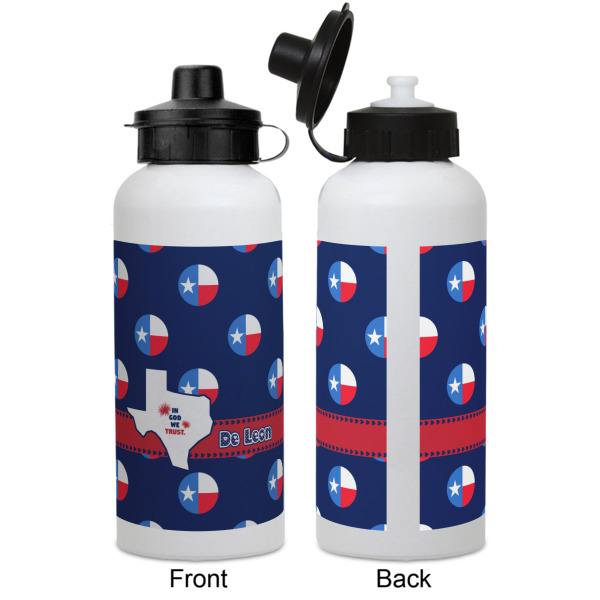 Custom Design - Aluminum Water Bottle - White APPROVAL