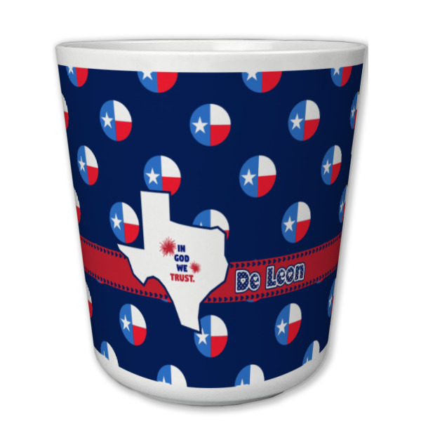 Custom Texas Polka Dots Plastic Tumbler 6oz (Personalized)