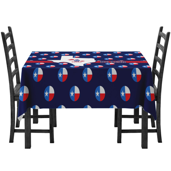 Custom Texas Polka Dots Tablecloth (Personalized)