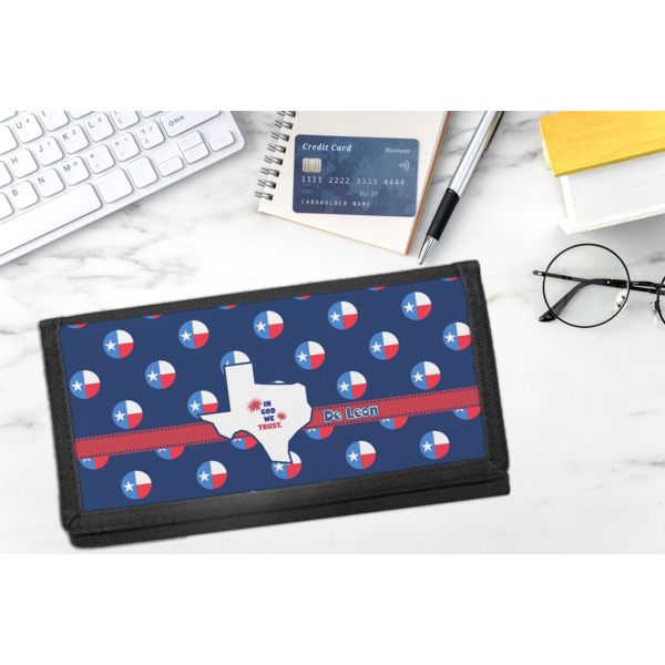 Custom Design - DyeTrans Checkbook Cover - LIFESTYLE