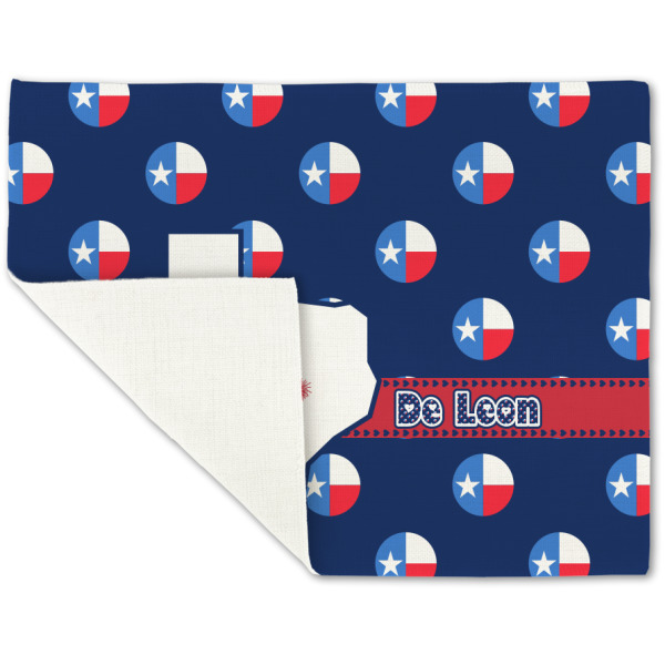 Custom Design - Linen Placemat - Folded Corner (single side)