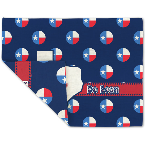 Custom Design - Linen Placemat - Folded Corner (double side)