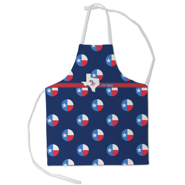 Custom Texas Polka Dots Kid's Apron - Small (Personalized)
