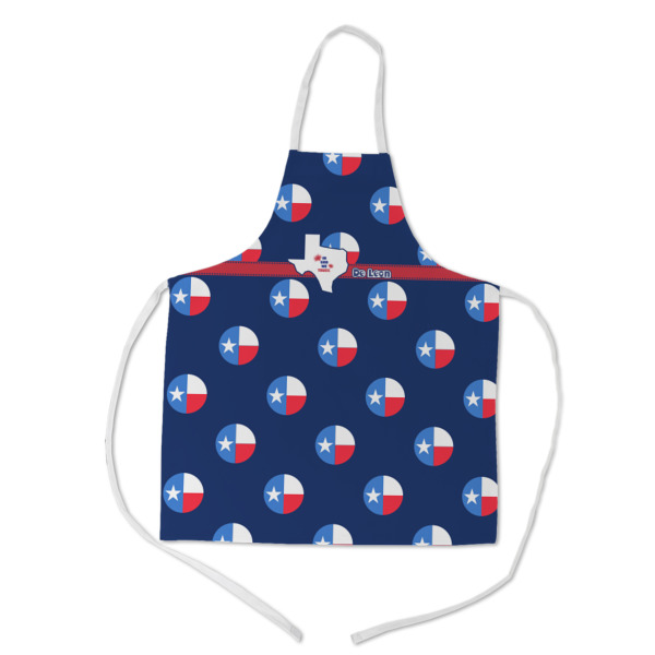 Custom Texas Polka Dots Kid's Apron w/ Monogram