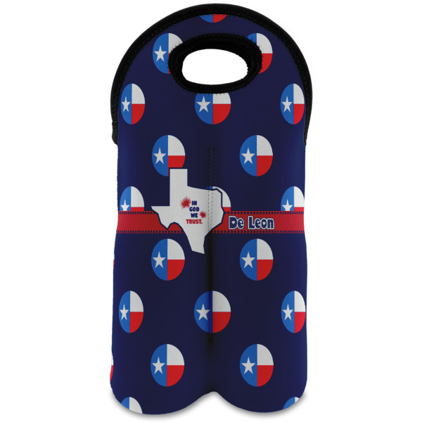 Custom Design Your Own Wine Tote Bag - 2 Bottles