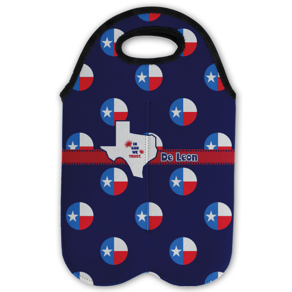 Custom Design - Double Wine Tote - Flat