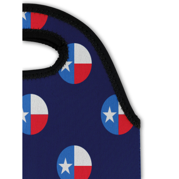 Custom Design - Double Wine Tote - Top Closeup