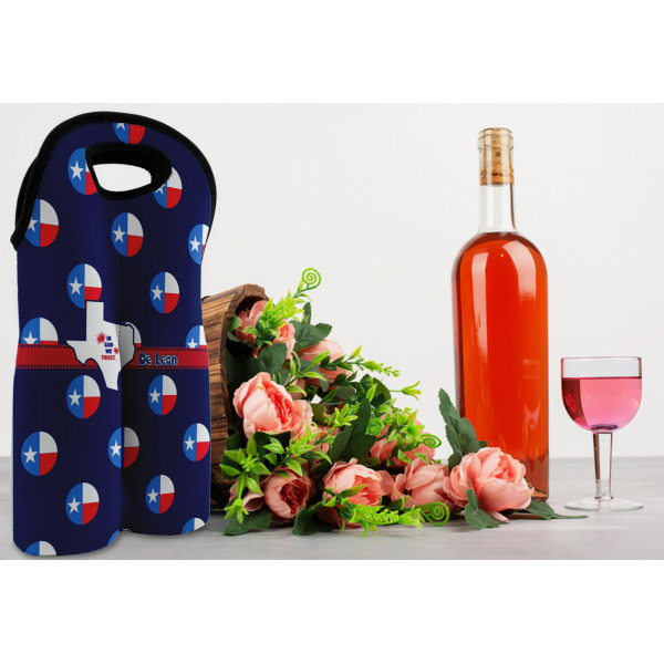 Custom Design - Double Wine Tote - In Context