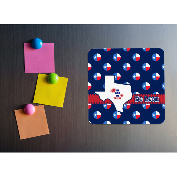 Custom Design - Square Fridge Magnet - LIFESTYLE