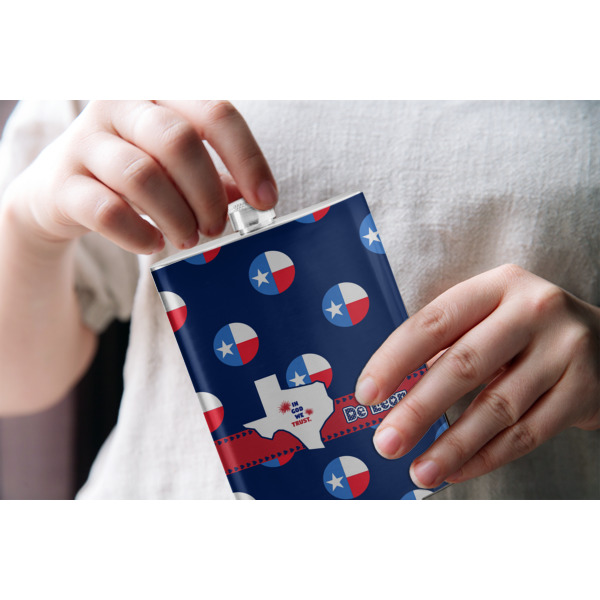 Custom Design - Stainless Steel Flask - LIFESTYLE 1