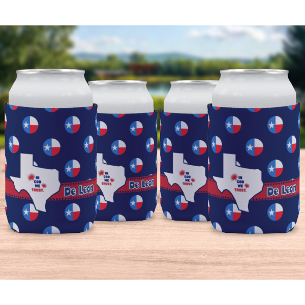 Custom Design - Can Cooler - Standard 12oz - Set of 4 - In Context