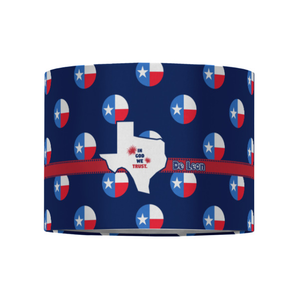 Custom Design - 8" Drum Lampshade - Front (Fabric)