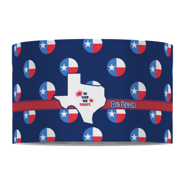 Custom Design - 12" Drum Lampshade - FRONT (Fabric)