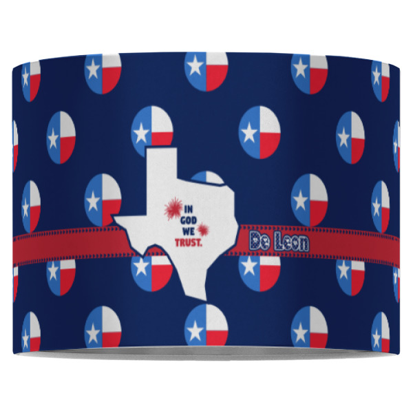 Custom Design - 16" Drum Lampshade - Front (Fabric)