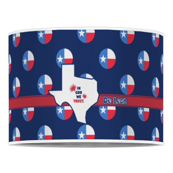 Custom Design - 16" Drum Lampshade - Front (Poly Film)