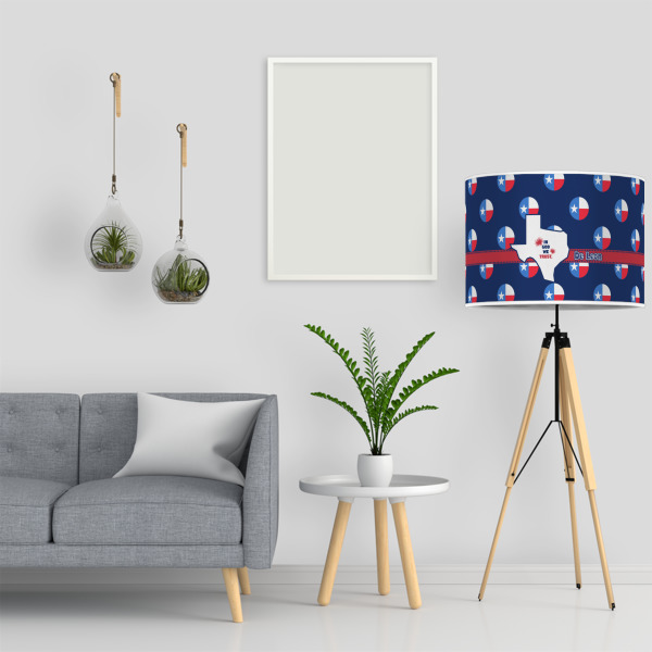 Custom Design - 16" Drum Lampshade - LIFESTYLE