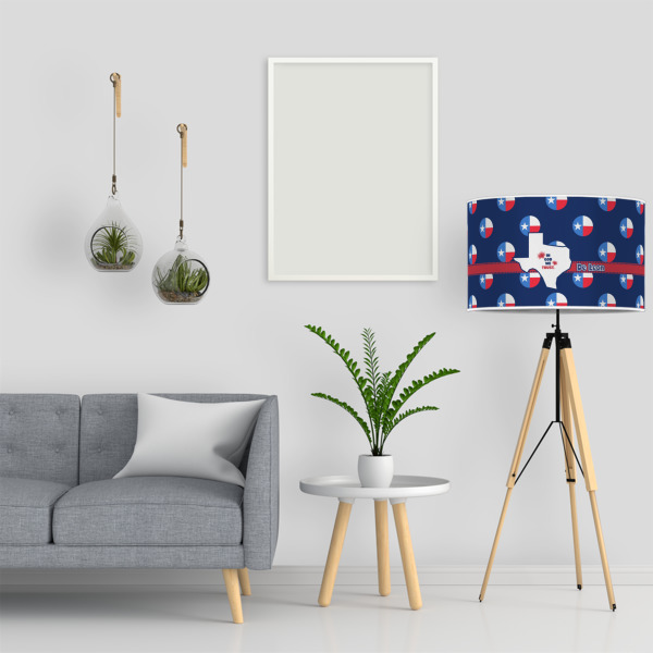 Custom Design - 12" Drum Lampshade - LIFESTYLE