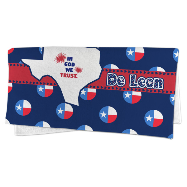 Custom Design - Microfiber Dish Rag - FOLDED (half)