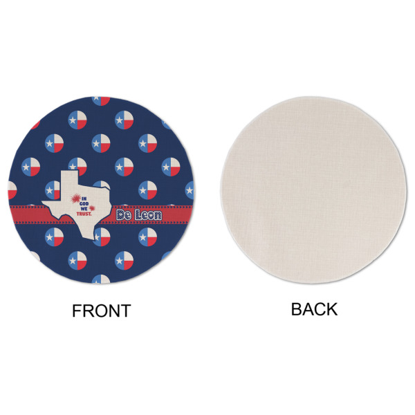 Custom Design - Round Linen Placemats - APPROVAL (single sided)