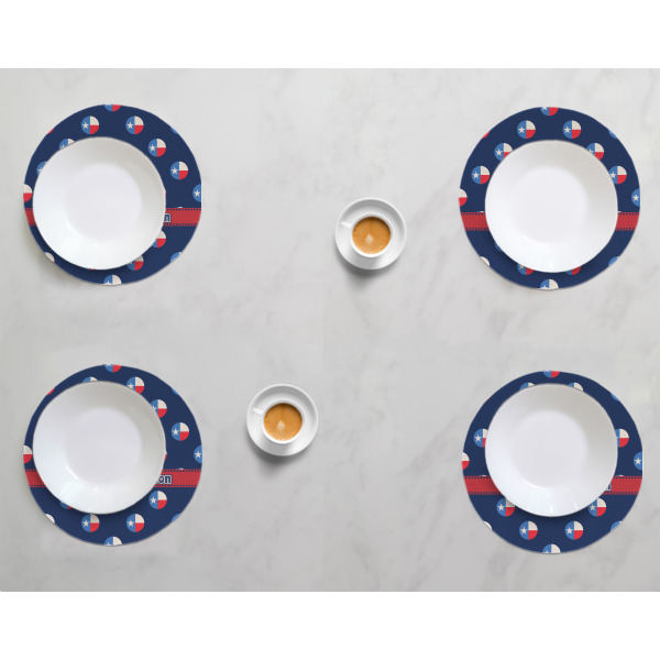 Custom Design - Round Linen Placemats - LIFESTYLE (set of 4)