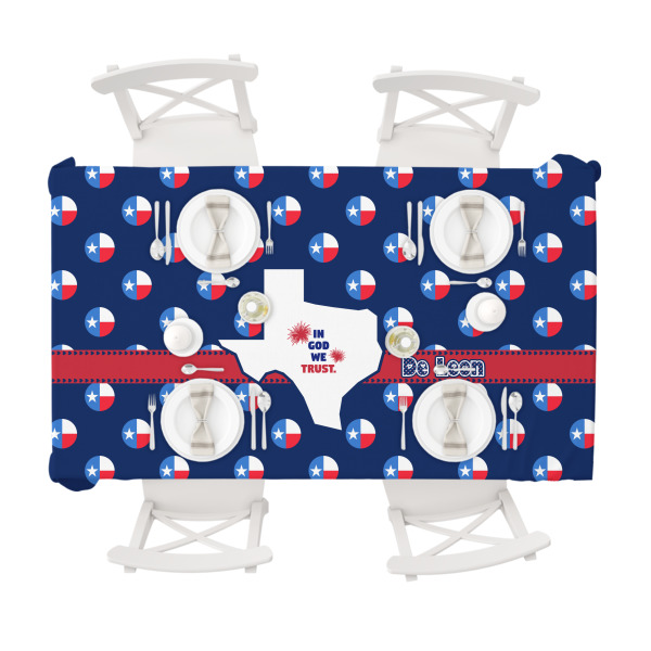 Custom Design - Tablecloths (58"x102") - TOP VIEW (with plates)