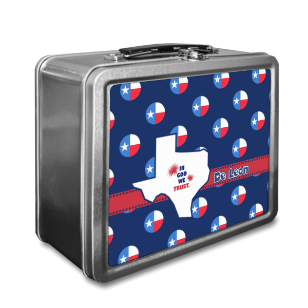 Custom Texas Polka Dots Lunch Box (Personalized)