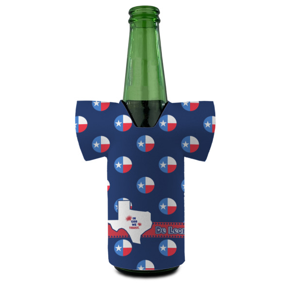 Custom Design - Jersey Bottle Cooler - FRONT (on bottle)