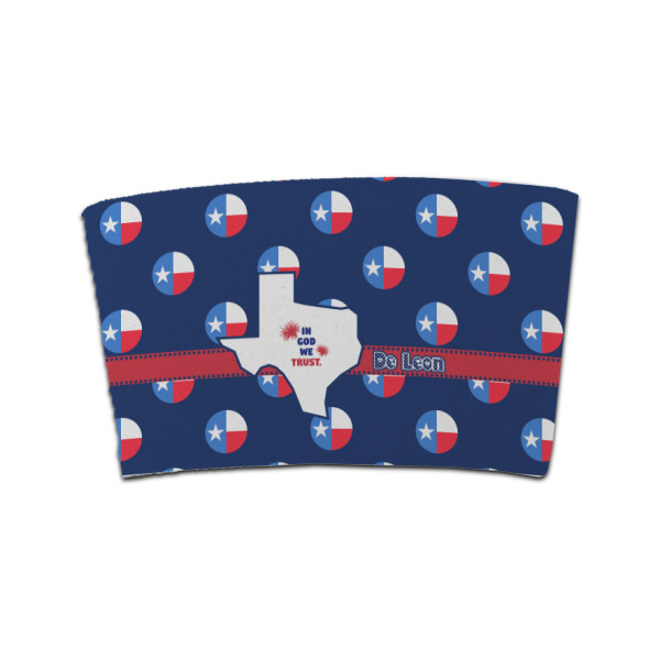 Custom Texas Polka Dots Coffee Cup Sleeve (Personalized)