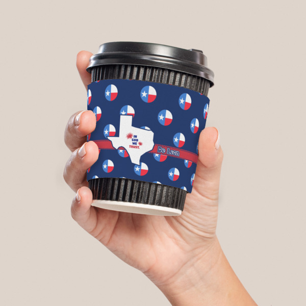 Custom Design - Coffee Cup Sleeve - LIFESTYLE