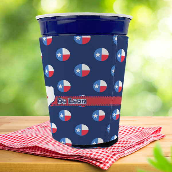 Custom Design - Party Cup Sleeves - with bottom - Lifestyle