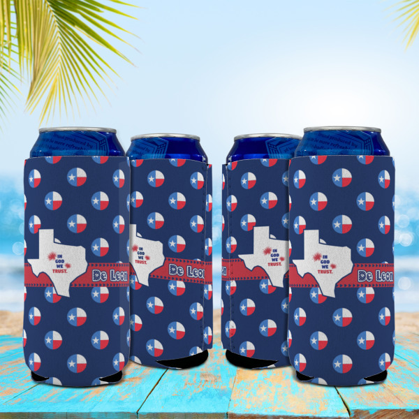 Custom Design - Can Cooler - 16oz - Set of 4 - In Context