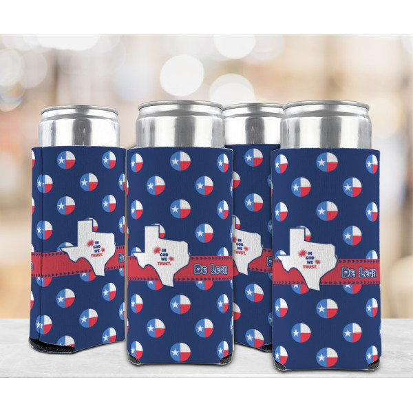 Custom Design - Can Cooler - Tall 12oz - Set of 4 - In Context