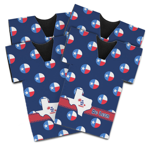 Custom Design - Jersey Bottle Cooler - Set of 4 - MAIN (flat)